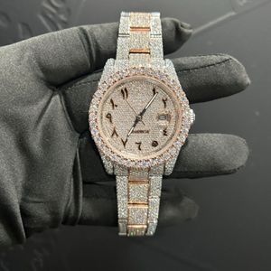 Vente en gros de montres de luxe moissanite | Testeur de diamant présidentiel squelette VVS Iced Out prix d'usine direct, passer le tour de diamant - Product Image 3