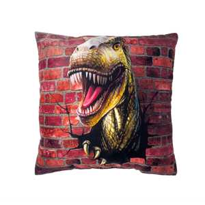 Coussin décoratif réversible en forme de dinosaure T-REX Tyrannosaurus Rex - Product Image 2