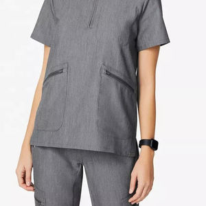 ชุดยูนิฟอร์มยืดพิมพ์ลายของผู้หญิงชุดพยาบาลโรงพยาบาลผ้าฝ้ายชุดพยาบาล - Product Image 4