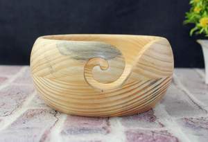 Cuenco de hilo para tejer resina/cuenco grande de madera para ganchillo cuenco de hilo para tejedores regalo del día de Navidad - Product Image 6