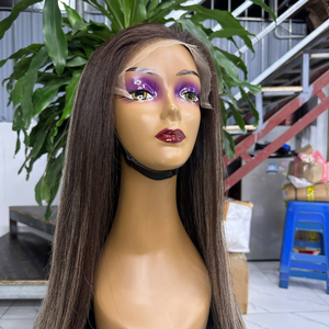 Perruque Lace Closure Frontal Perruque Cheveux humains bruts vietnamiens vierges Vente en gros HD Lace transparente - Product Image 4