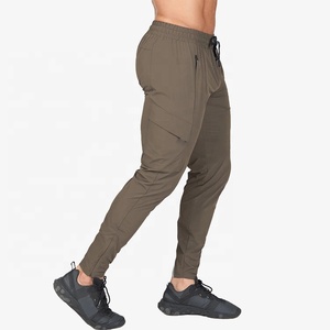 ชุดวอร์มผ้าโพลีเอสเตอร์สำหรับผู้ชายกางเกงวิ่งออกกำลังกายผ้ายืดหยุ่นระบายอากาศได้ดี - Product Image 3