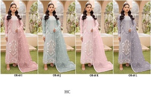 Bordado de seda pesada Conni-Vance Work Traje paquistaní para fiesta Venta en línea de ropa india y pakistaní - Product Image 6