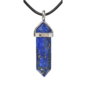 Haute Qualité Sculpté Lapis Lazuli Gemstone Pendentif Collier Tendance Amour Style En Gros De Mode Semi-Précieux Pierre Artisanat - Product Image 1