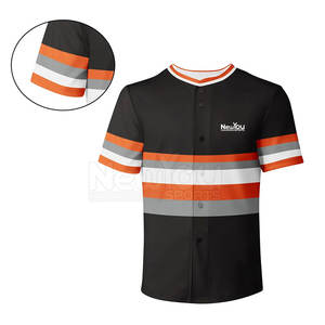 Nueva Llegada Ropa Deportiva Nombre Personalizado Impreso Tela 100% Poliéster Mejor Precio Camiseta de Béisbol - Product Image 6