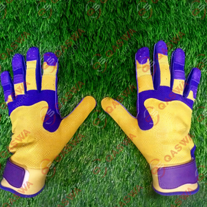 Guantes de Bateo de Béisbol de Cuero Personalizados OEM de Alta Calidad, Ligeros, Transpirables, Duraderos, Equipo Deportivo Profesional para Exteriores - Product Image 5