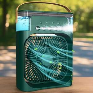 Portable 3-in-1 Air Cooler & Humidifier Electric with AC/DC Power Source Low Noise Energy Saving for Garage Use - Product Image 2