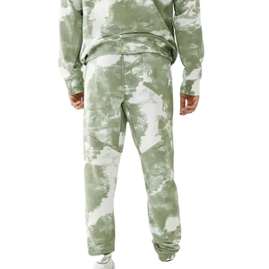 MOVATEXTILE-Conjunto de chándal con capucha y cremallera personalizado para hombre, chándales de invierno con tinte de corbata, pantalones, chándal, conjunto de 2 piezas - Product Image 4