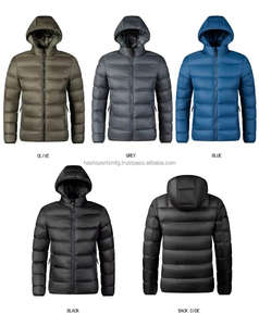 Blouson matelassé unisexe pour l'hiver, taille XL pour homme, en toile matelassée avec col à capuche, motif léger - Product Image 4