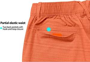 Pantalones Cortos Bermuda a Rayas de Alta Calidad para Hombre, Color Personalizado, Diseño Popular a un Precio Accesible - Product Image 3