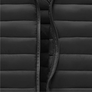 Chaleco Acolchado de Lona sin Mangas, Cálido para Invierno, Resistente al Viento, con Cuello Alto Brillante y Logotipo Frontal Personalizado para Hombre, Gran Venta - Product Image 4