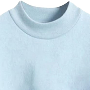 Sweat-shirt à col rond en polaire respirant brodé uni pour femme, écologique, pour l'hiver, bleu pur, coupe-vent - Product Image 2