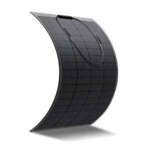 Panneaux solaires flexibles monocristallins ETFE à haute efficacité 19% <span class=keywords><strong>150W</strong></span> Cadre en alliage d'aluminium anodisé <span class=keywords><strong>pour</strong></span> <span class=keywords><strong>camping</strong></span>-<span class=keywords><strong>car</strong></span> Toit marin Hors réseau - Product Image 1