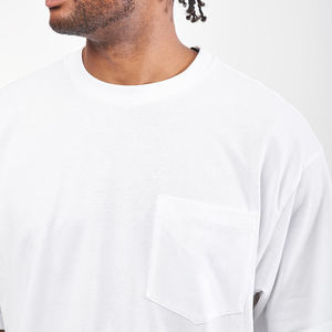 Camisetas de Manga Corta para Hombre, 100% Algodón, Color Sólido, Secado Rápido, Transpirables, Fabricación Directa de Fábrica, Color Personalizado, MOQ Bajo - Product Image 5