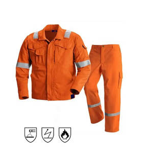 Uniforme de Trabajo de Algodón de Alta Visibilidad con Logotipo Personalizado, Talla Grande, Ajuste Cómodo, para Uso Diario en el Lugar de Trabajo, Resistente al Fuego y de Alta Resistencia - Product Image 4