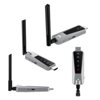 Extenseur HDMI sans fil Justlink 1080P 5G/2.4G, émetteur-récepteur, 100 m, prend en charge 1 à 4 écrans pour ordinateur portable, PC, moniteur, projecteur
