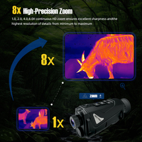 Monoculaire thermique Caseeda MV2 Pro, étanche, avec vision nocturne et WiFi, pour l'observation de la faune