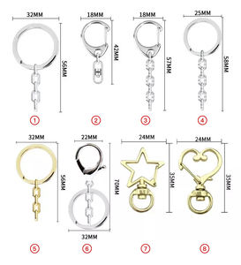 พวงกุญแจโลหะพีวีซีนุ่มและซิลิโคนแบบใหม่พวงกุญแจออกแบบได้ตามต้องการปรับแต่งโลโก้ได้ตาม2024 - Product Image 4