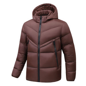 Veste matelassée de haute qualité pour homme, streetwear d'hiver, OEM, motif imprimé personnalisé, coupe-vent, chaude - Product Image 1