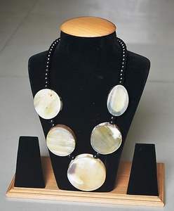 Collier cordon corne ovale plat Branche Collier corne de buffle naturel Produit indien fait à la main de HF CRAFTS - Product Image 5