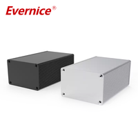 66*43mm Usinage CNC Boîte de boîtier en aluminium anodisé Boîtiers d'instruments électroniques Boîtier PCB Boîte de jonction
