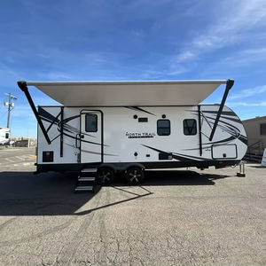 Caravane de voyage haut de gamme moderne d'occasion 2021 Heartlands North Trail 22CRB, camping-car multifonctionnel tout-terrain avec salle de bain et douche - Product Image 1