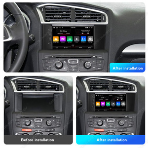 MEKEDE-Unidad Principal de Navegación GPS para Coche, Dispositivo Multimedia con Android, Estéreo, 7 Pulgadas, Citroen C4, C4L, <span class=keywords><strong>DS4</strong></span>, 2011-2017 - Product Image 4