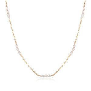 Collar con Dije de Diseño de Triple Perla, Hecho a Mano en Turquía, Plata de Ley 925, Joyería para Compromiso, Boda y Fiesta - Product Image 6