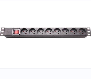 Mạng chuyên nghiệp tủ PDU 1U 19 "pháp loại PDU Ổ cắm điện nhà phân phối - Product Image 1