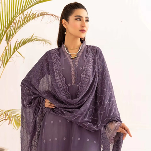 Marca paquistaní Shalwar Kameez diseño mujer último verano algodón/trajes de césped colección de diseñador impreso - Product Image 1