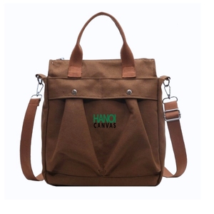 Wholesale Eco-Friendly Ladies' <b>Canvas</b> Crossbody Shoulder <b>Bags</b> Customized OEM Direct BSCI Vietnamese Manufacturer Shopping <b>Bags</b> - Product Image 3