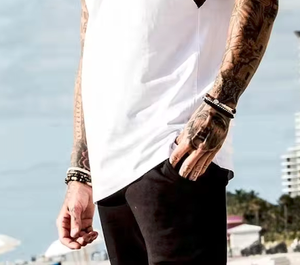 T-shirt sans manches 2025 OEM personnalisé de haute qualité 100% coton pour hommes T-shirt vierge personnalisé pour hommes - Product Image 6