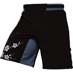 กางเกงขาสั้น MMA สำหรับการรบและฟิตเนสพร้อมพิมพ์ซับลิเมชันตัดและเย็บเองได้ - Product Image 3