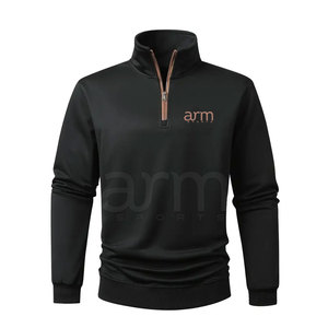 Stylish Men Half <b>Zip</b> <b>Top</b> Casual Fitness Pullover Soft Stretch Fabric for Comfort Half <b>Zip</b> <b>Top</b> - Product Image 1