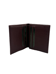 Handmade Leather Bifold Short Wallet Men Custom Logo <b>Slim</b> Credit Card Holder Cover Closure Daily Use <b>Compact</b> Pocket Size Metsa - Product Image 3