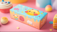 Boîtes d'emballage écologiques personnalisées pour biscuits, bonbons, chocolats avec fenêtre en plastique