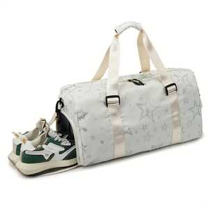 Bolso de hombro de entrenamiento de gran capacidad, bolso de lona de poliéster con impresión de posicionamiento, bolsos de cuero de estilo neutro - Product Image 5