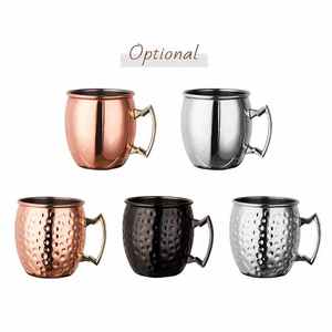 Haute vente Moscou Mule tasse tasse en cuivre pur tasse à vin 450ml verre cuivré - Product Image 2