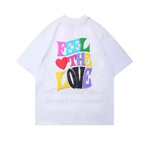 Diseño personalizado Puff impresión camiseta profesional de buena calidad Puff impresión camiseta precio superior Puff impresión camiseta - Product Image 1