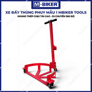 Chariot à tambours robuste à quatre roues MBiker pour fûts en plastique et en acier - Product Image 5