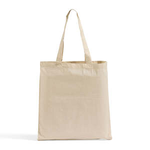 100% Natural Cotton Tote <b>Bag</b> Promotional Price <b>Medium</b> Recyclable Eco-Friendly Long Plain Letter Screen for Daily Use Advertising - Product Image 1