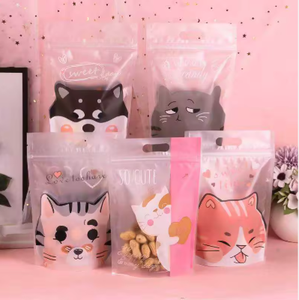 Buena calidad de impresión personalizada de marca Mylar a prueba de olores bolsa de soporte de grado alimenticio Ziplock Candy Gummies bolsas de embalaje comestibles mejor - Product Image 3