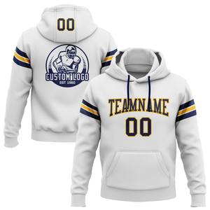 Direct Industry Wholesale 3D Embroidered Custom Stitched <b>White</b> Navy 3D Pattern Design Tiger Sports Pullover <b>Sweatshirt</b> Hoodie - Product Image 6