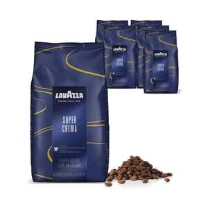 Lavazza Super Crema Grains de café 6x1kg Prix de gros Vente à chaud Meilleure qualité Espresso italien torréfié Approvisionnement en gros - Product Image 4