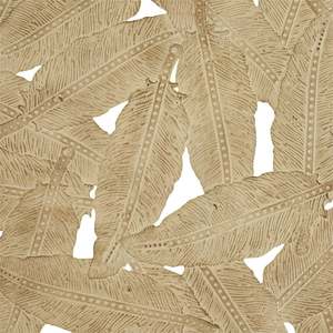 Panneau d'art mural en fer de qualité supérieure avec forme de feuille pour les espaces de vie contemporains disponibles au prix de gros - Product Image 5