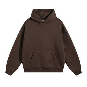 Sweat à capuche en coton surdimensionné de qualité supérieure, polaire 400GSM, pull à capuche personnalisé avec logo OEM, streetwear pour hommes, femmes et adolescents, vêtements décontractés - Product Image 4