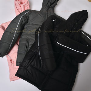 Vente en gros Coupe-vent de randonnée personnalisé pour hommes Manches longues Veste en duvet à capuche baggy surdimensionnée en coton de haute qualité - Product Image 5