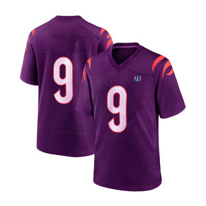 Uniforme de football américain pour hommes, manches courtes, respirant, en polyester et élasthanne, personnalisable, adapté aux entraînements et aux matchs - Product Image 5