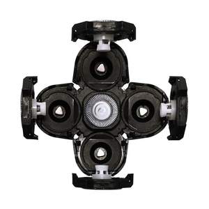 Afeitadora Eléctrica Recargable Clásica de 5 Cabezales, Afeitadora Rotatoria Negra Universal a Prueba de Agua para Rostro y Cuerpo de Hombre, Clasificación IPX7 - Product Image 2