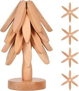 Décoration de sapin de Noël en bois artisanal écologique extensible, taille et forme personnalisables, résistant aux intempéries, haute qualité - Product Image 3